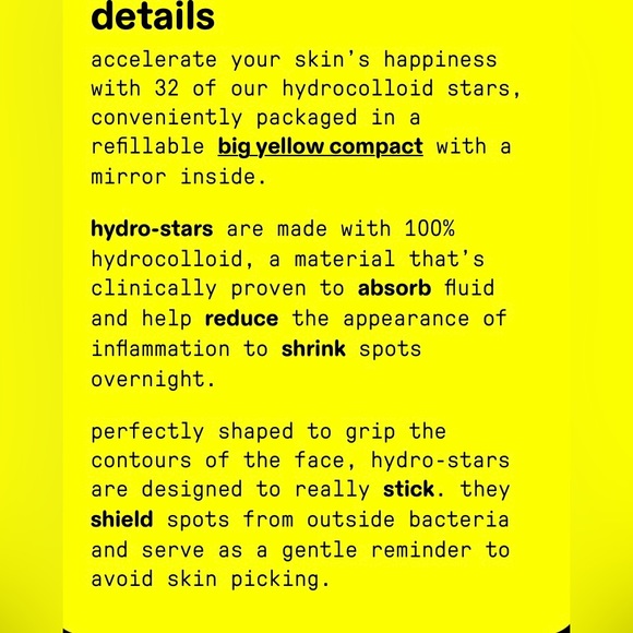 Starface Yellow Stars with Compact of Acne Patches - Picture 5 of 16